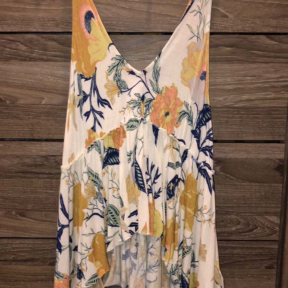 urban outfitters low v flowy tank
